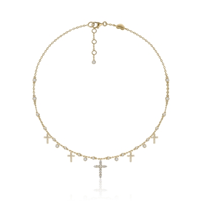 Necklace Cross silver 925 KOJEWELRY 62410Y