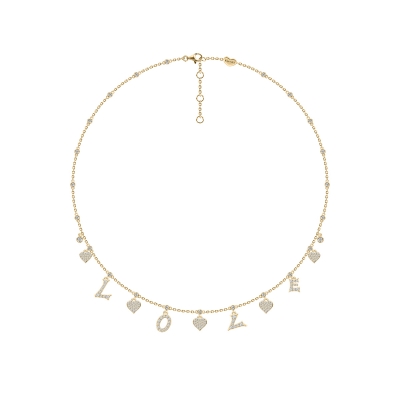 Necklace LOVE silver KOJEWELRY  610215